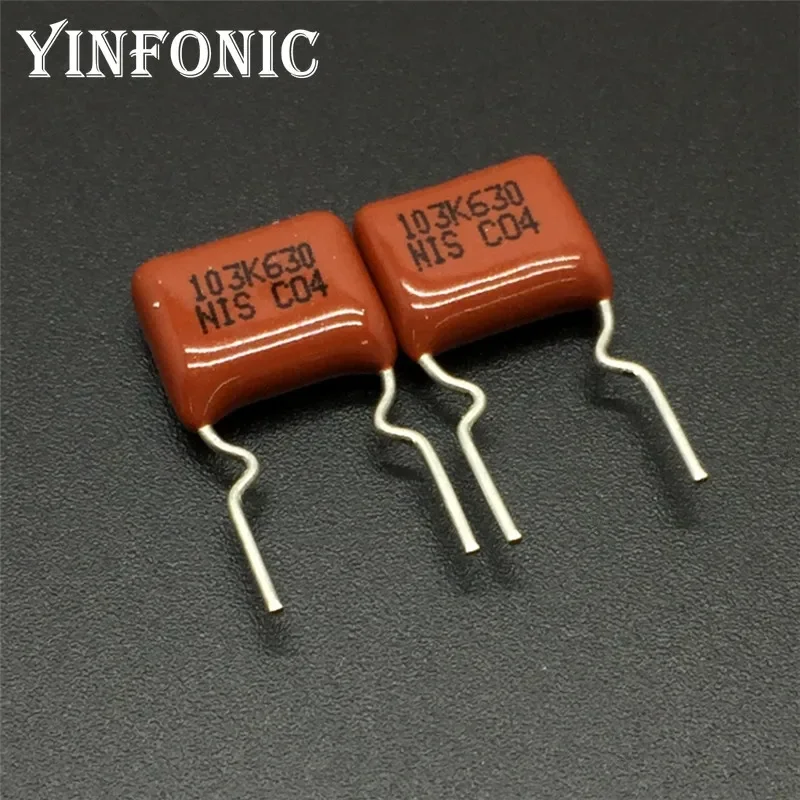 10Pcs/100Pcs NISSEI CBB Capacitor MMXF 630V 103K 10% 0.01uF 10nF Pitch=7.5mm Metallized Polyester Film Capacitor