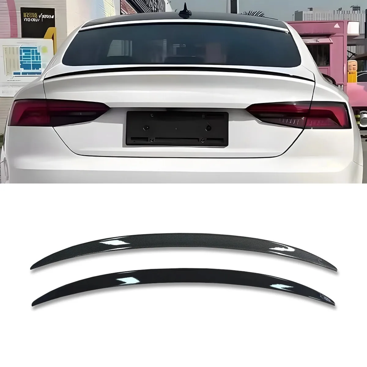

Car Rear Wing Rear Trunk Spoiler Diffuser Protector For Audi A5 B8 2009-2016 Body Kit Car Accessories