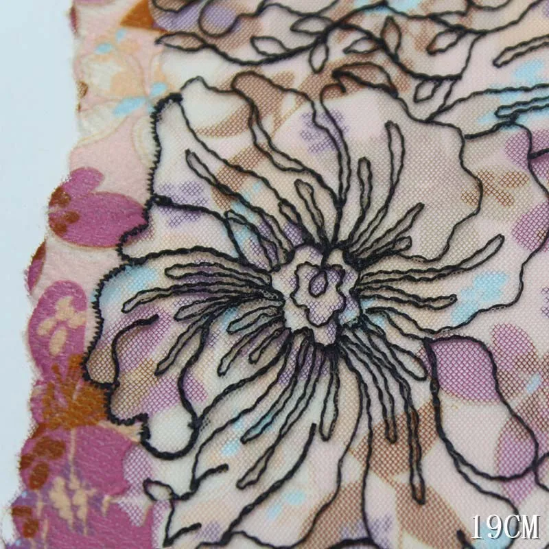 

29Yards Floral Embroidery Lace Trim Skirt Hem Lace Fabric For Clothes Sewing Accessories Lingerie Wedding Dress Sleeve