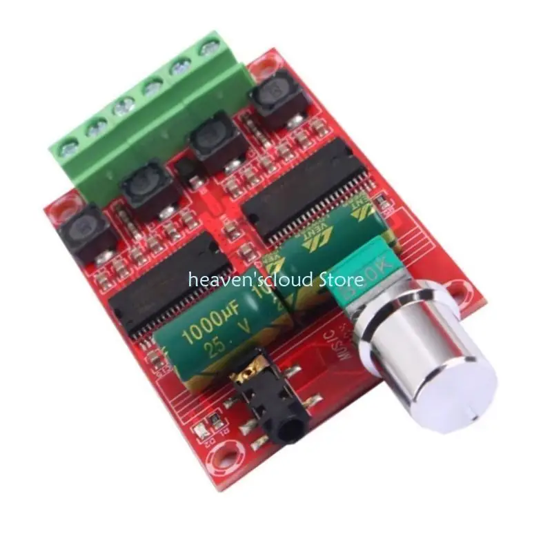 Y88B 더블 채널 20W 스테레오 증폭기 보드 클래스 D 디지털 청각 모듈 DC12V