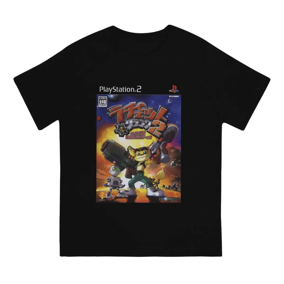 Ratchet & Clank Man TShirt Japanese Fashion T Shirt Original Sweatshirts Hipster