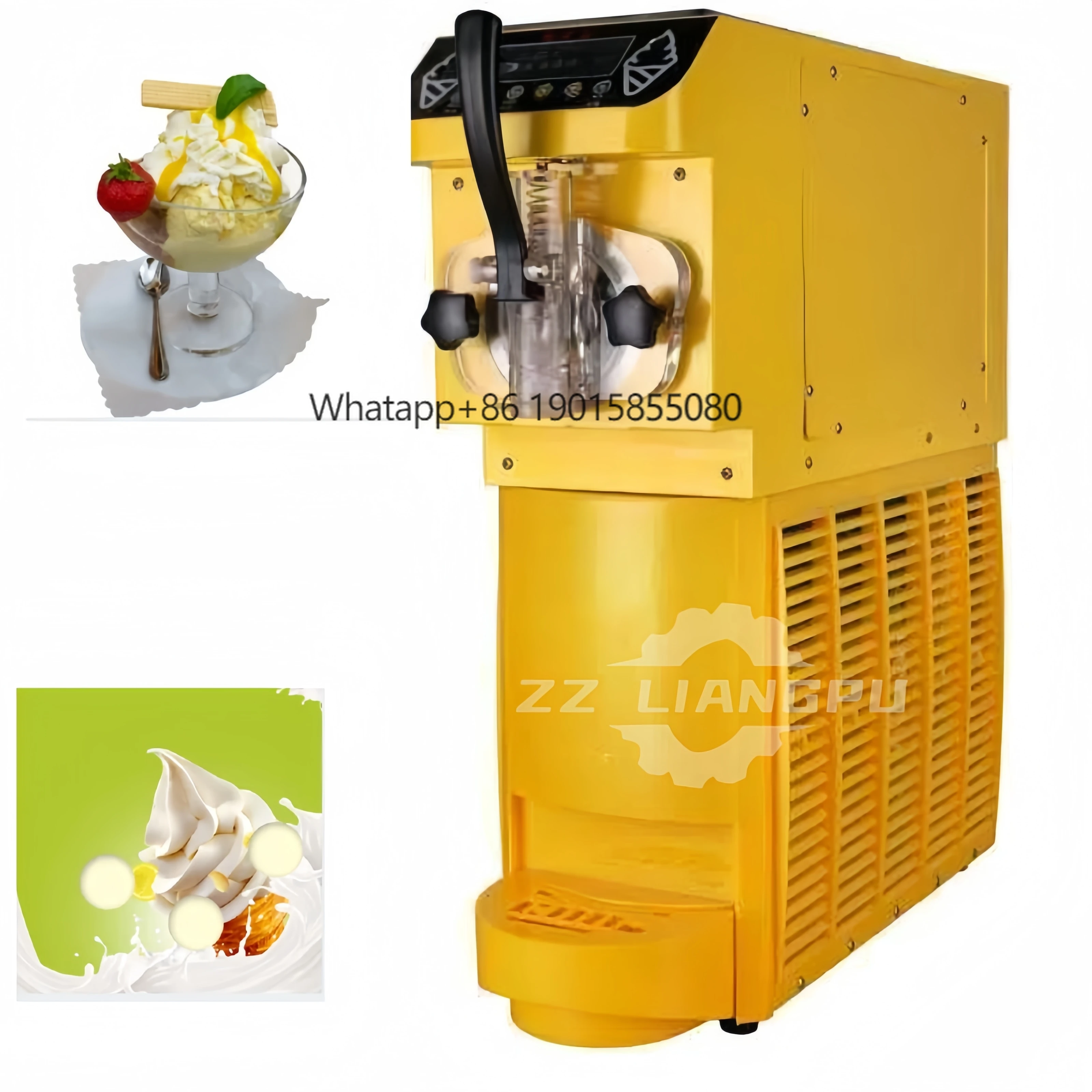 

Industrial Small Electric Snow Ice Cream Making Machine in Korean Turkish