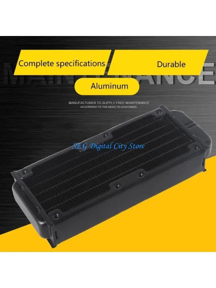

U75B Aluminum Radiator 6 Pipes Aluminum Heat Exchanger Liquid Cooling Heat Sink