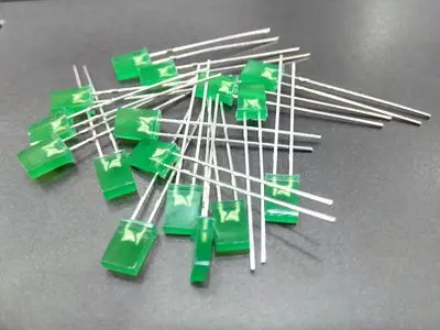 100PCS 2x5x7/2x3x4  Square LED DIP White Red Yellow Green Blue High Bright Quality Bead 2*3*4/2*5*7 Light Emitting Diode