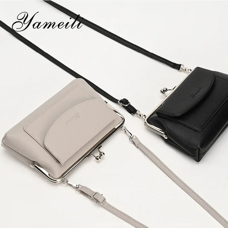 Fashion Luxury Solid Color Small Shoulder Bags for Women Retro Casual Letter Crossbody Banquet Bag Student Mobile Wallet Gift