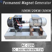 AC 220V 20KW Permanent Magnet Generator 36V 48V 60V Free Energy Dynamo High Power Generator Set for Diesel Engine 10KW 20KW 30KW