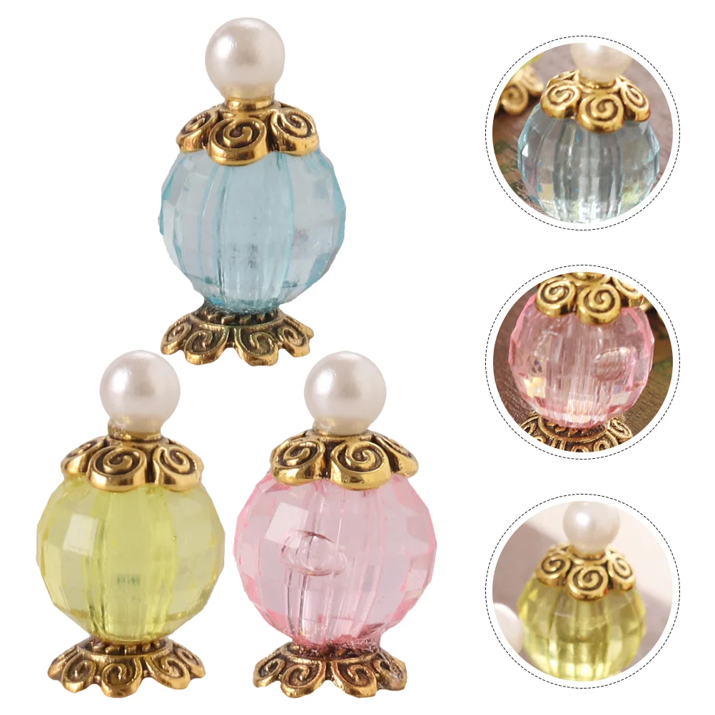 6 Pcs Ornaments for Crafts Simulation Perfume Props Mini House Miniature Model Layout Perfumes Micro Scene