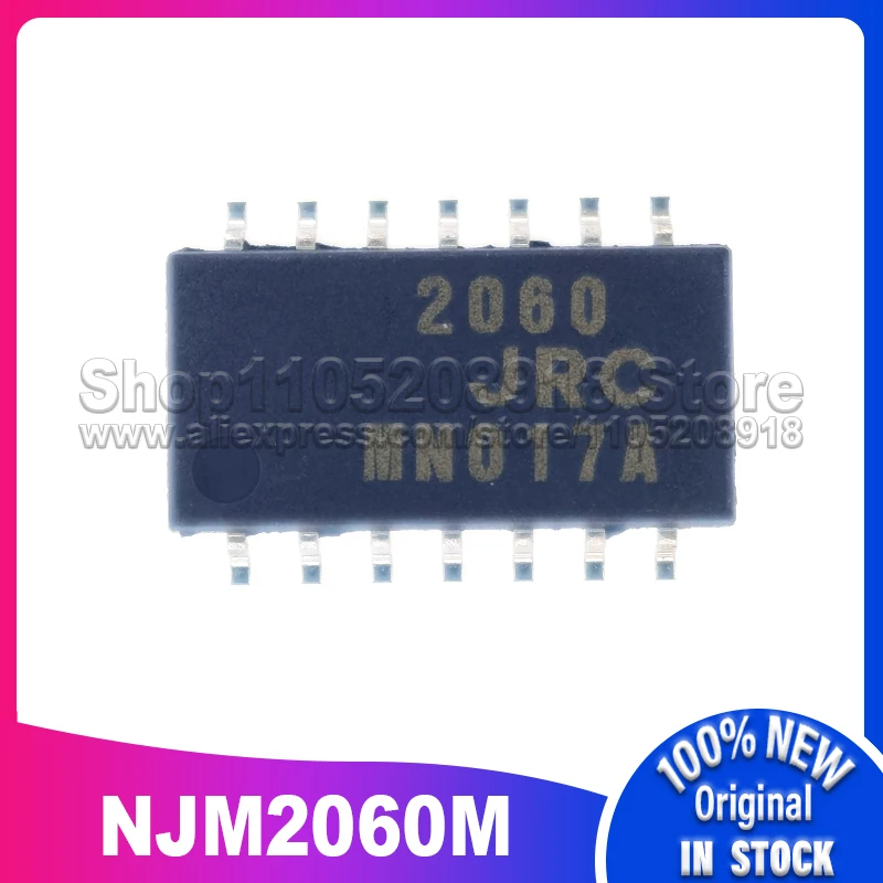 

5 шт./лот NJM2060M NJM2060 JRC2060 2060 SOP-14 100% новый спотовый запас