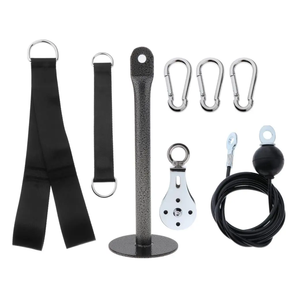 Pulley Cable Machine System LAT Pull Down Lift Strength Training Arm Forearm Workout Equipment