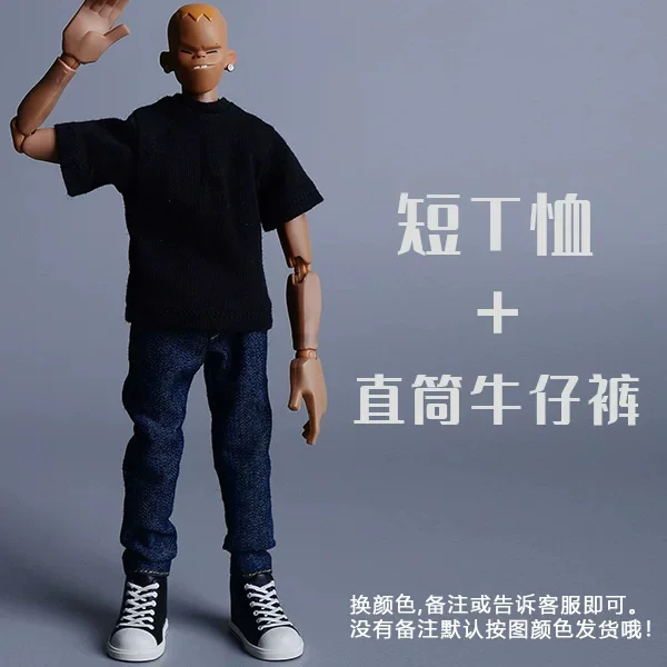 ATStory 1/12 Werkbroek Wijde Pijpen Jeans Casual Broek Kleding Model Fit 6 ''Azi 3.0 Notaman Romankey Soldaat Action Figure body