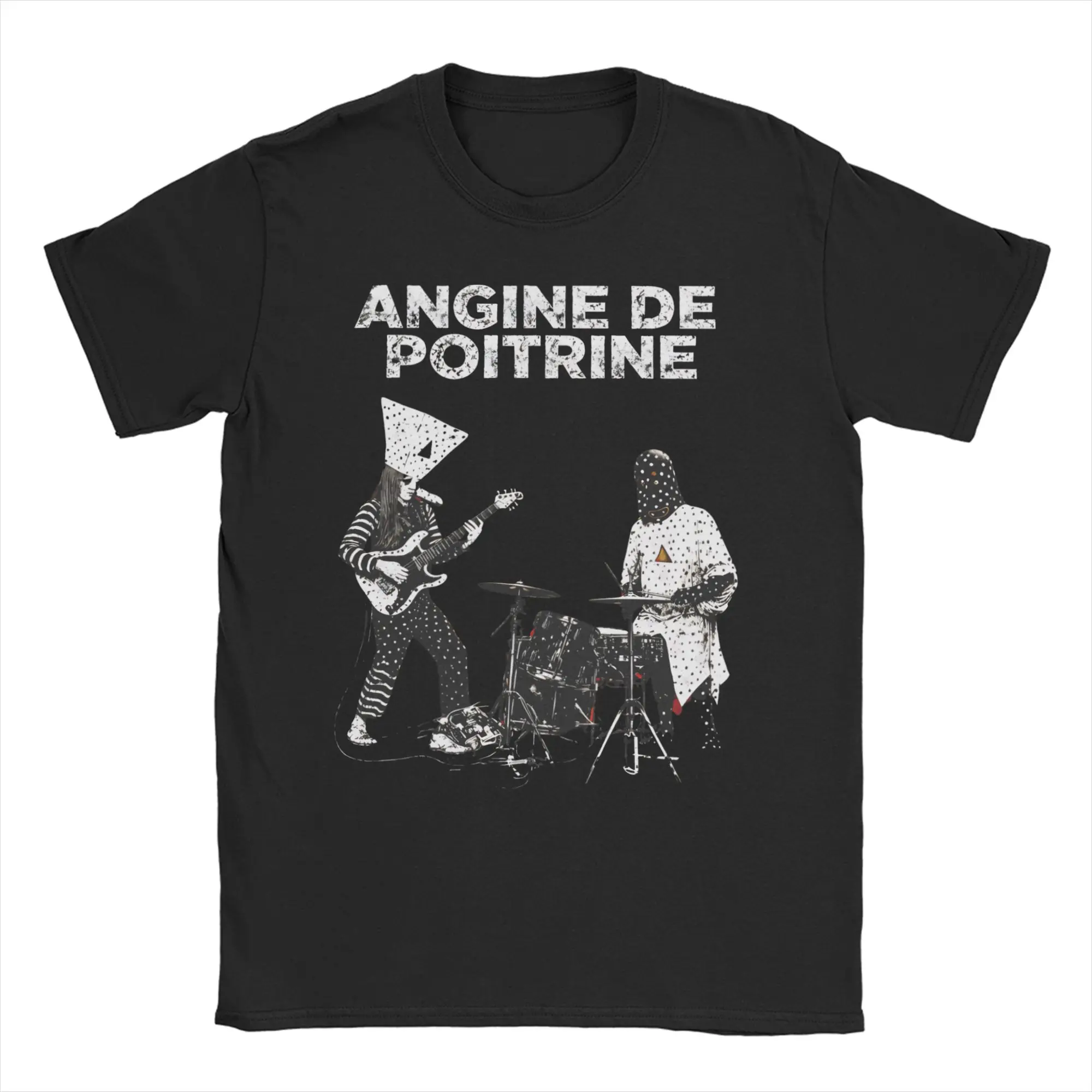 Printed Angine De Poitrine Rock Band T Shirt For Unisex Cotton T
