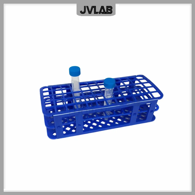 Rack For Tubes Test Tube Holders Plastic Centrifuge Tube Stand For Tubes Diameter 16 mm 60 Holes Can Be Folded & Removable