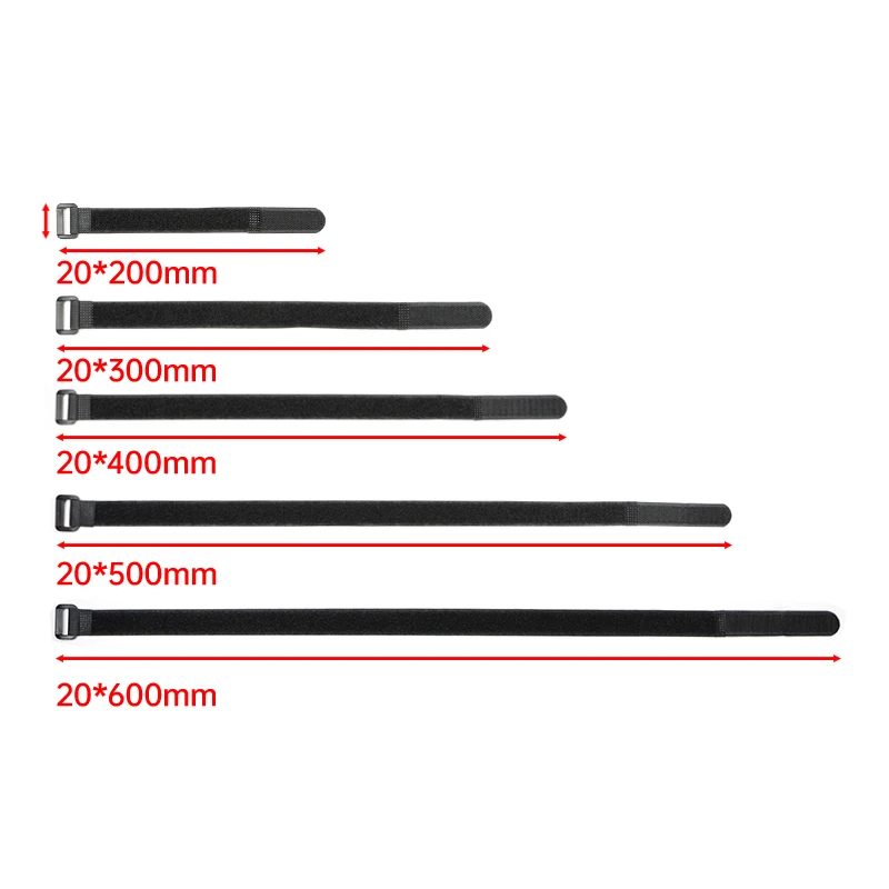 5pcs Releasable Cable Tie Reusable Nylon Zip Ties Adjustable Durable Wire Management Wrap for Home Office Cables Organizer