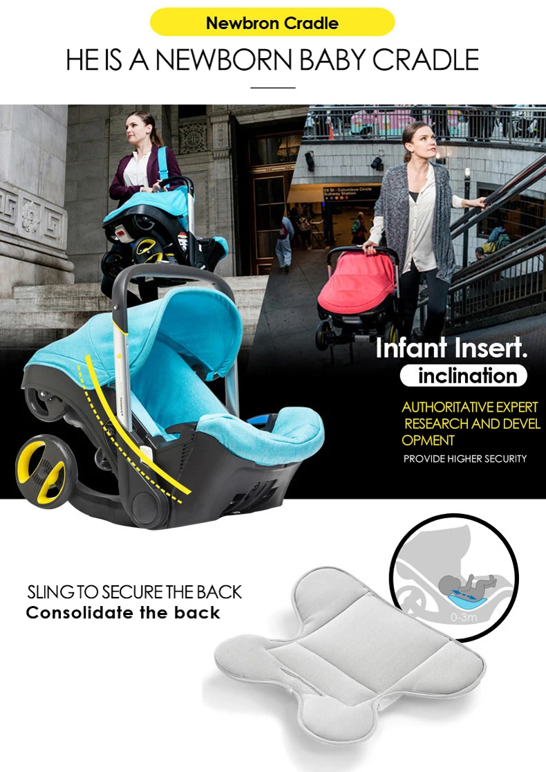 Kinderwagen Babyaccessoires Babyauto's Baby-pasgeboren artikelen Lichte kinderwagen Multifunctionele kinderwagen Reiswandelwagen Kinderwagen