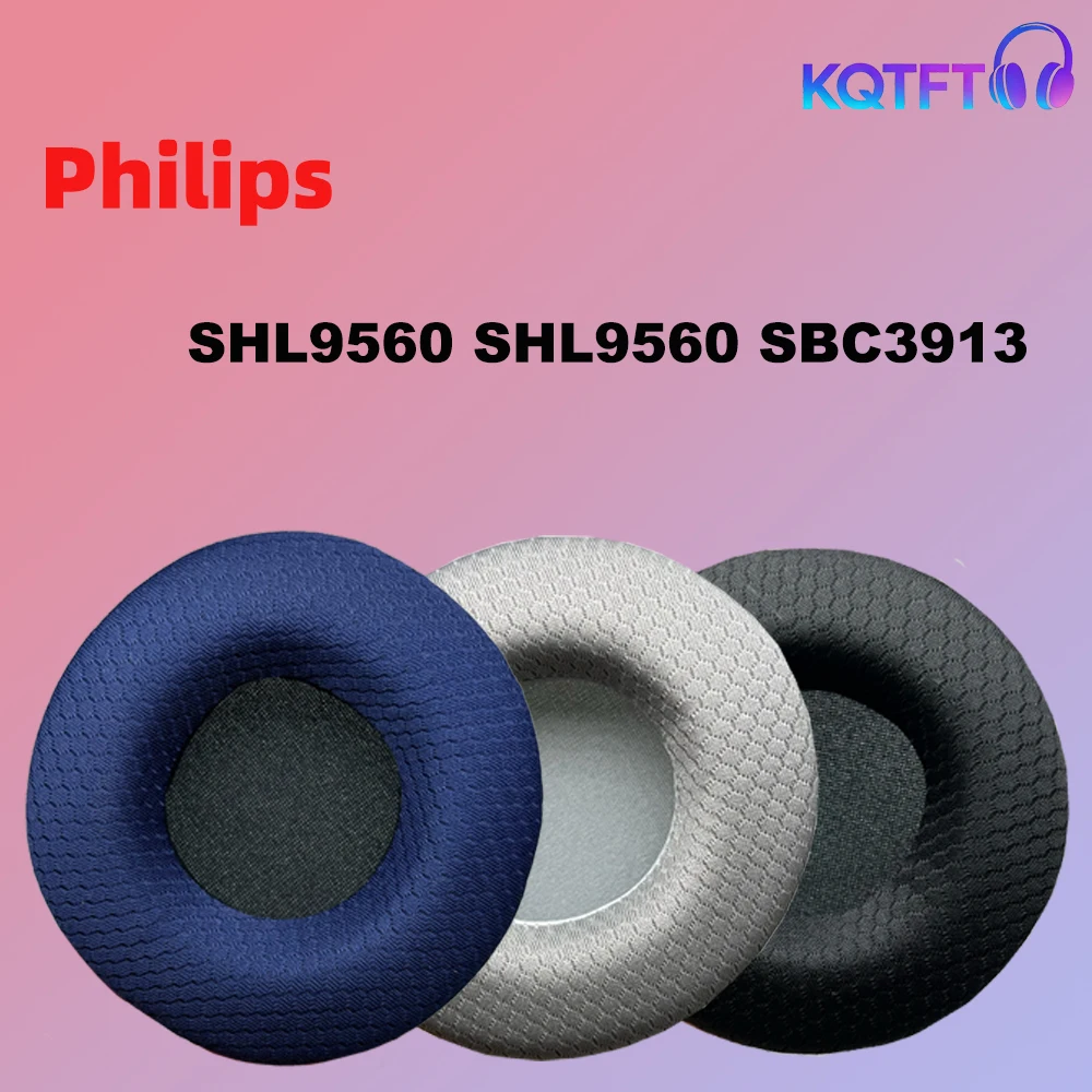 

Replacement Ear Pads for Philips SHL9560 SHL9560 SBC3913 Parts Leather Cushion Velvet Earmuff Headset Sleeve Cover