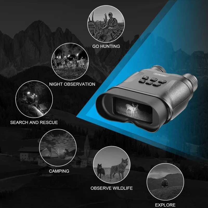 Good Price Infrared Night Vision Googl Goggles Scope Scop Telescope Binoculars Device For Hunting