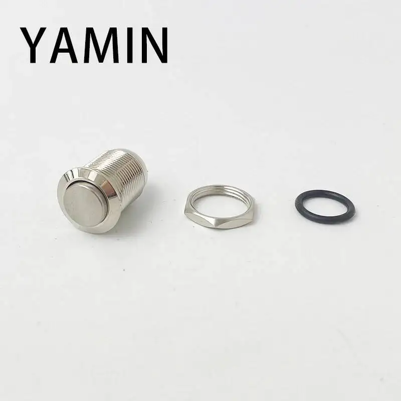 8/10/12/16/19/22/30mm Momentary Reset / Lock Latching Metal Push Button Switch Waterproof Screw Pin Welding Foot