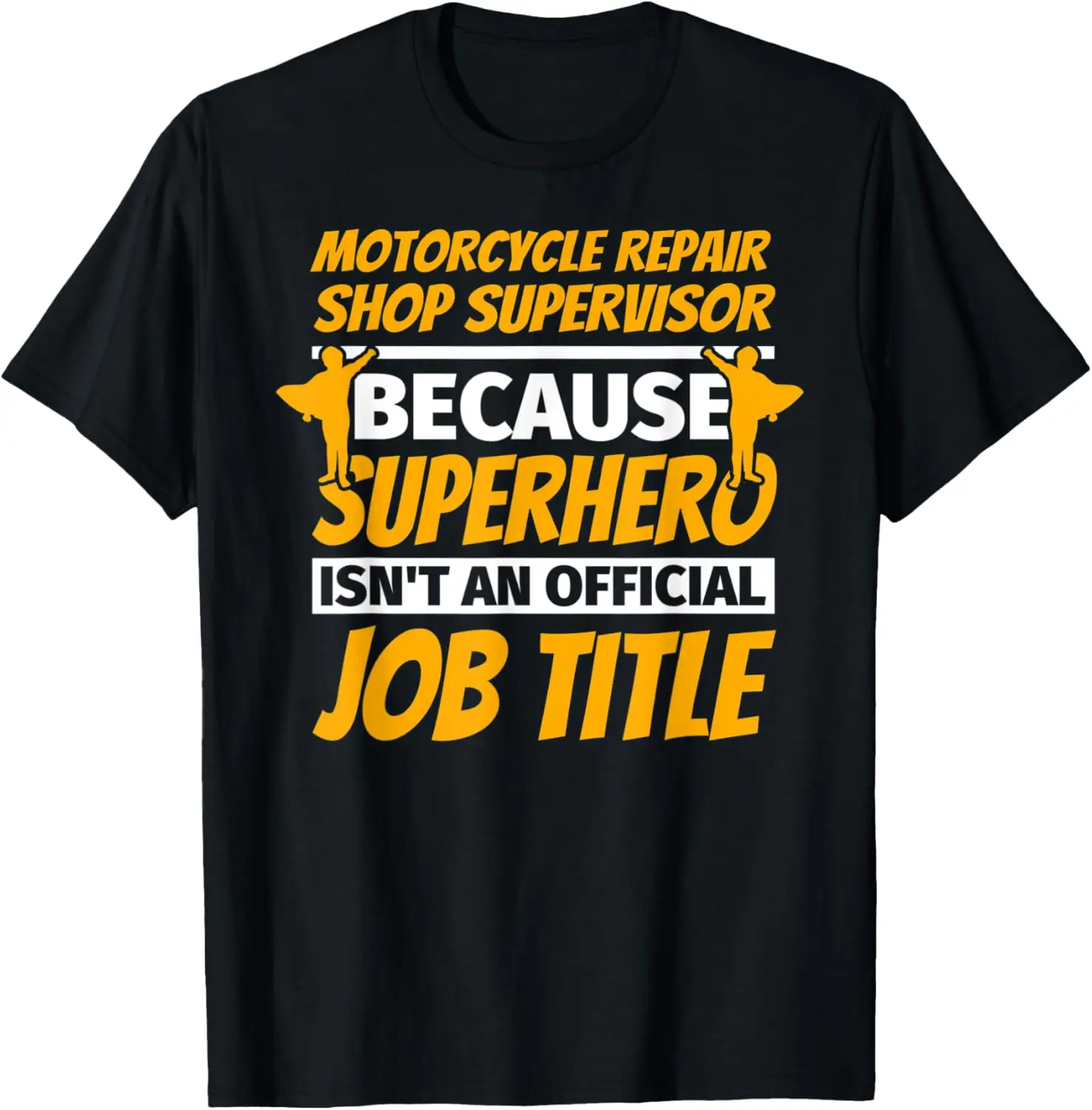 МОТОЦИКЛ РЕМОНТ SHOP SUPERVISOR Забавная подарочная футболка с юмором