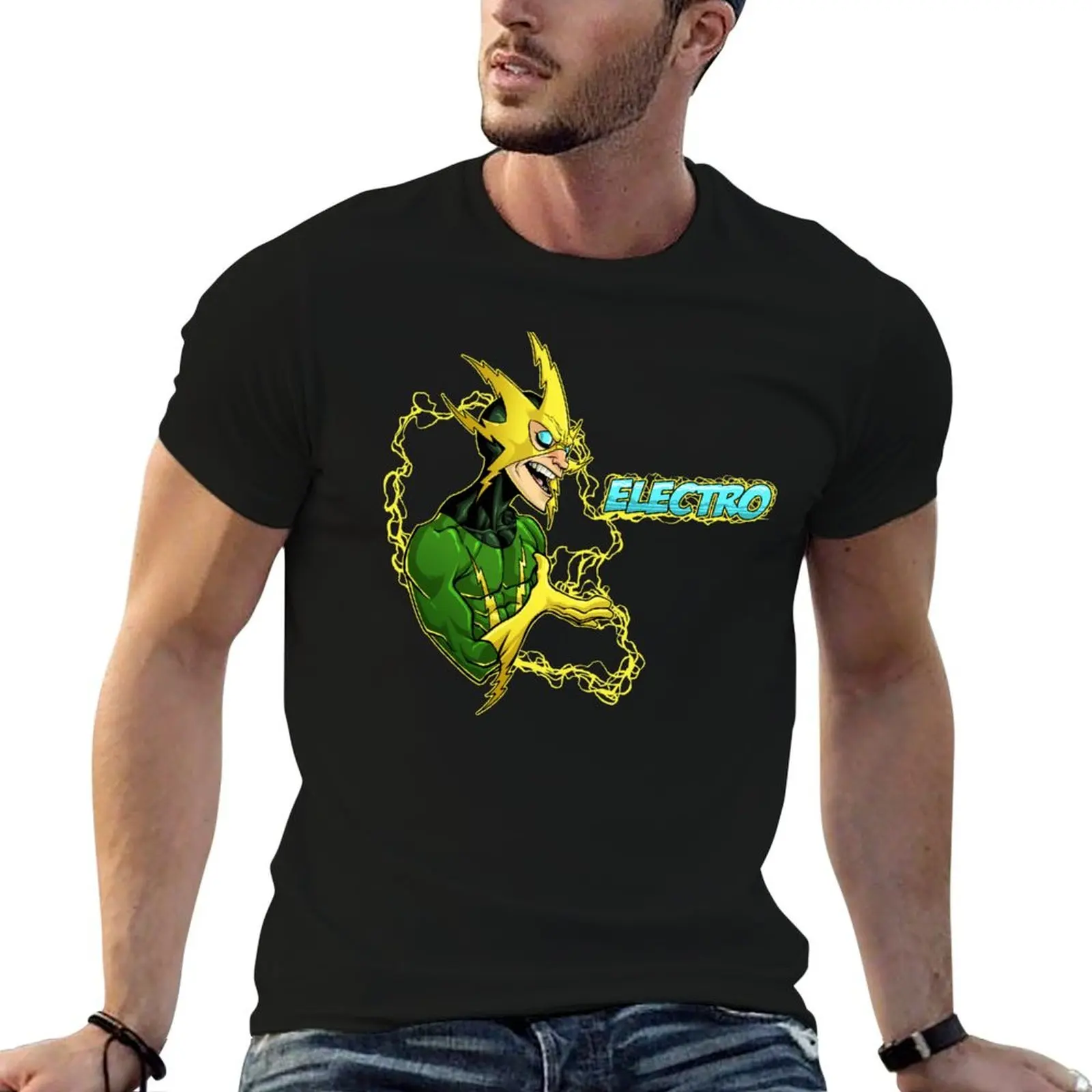 Electro T-Shirt Casual Soft Cotton Short Sleeve Tee