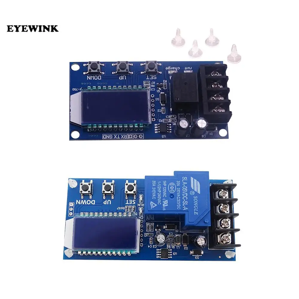 DC 6-60v 30A Storage battery Charging Control Module Protection Board Charger Time Switch LCD Display XY-L30A XY-L15A