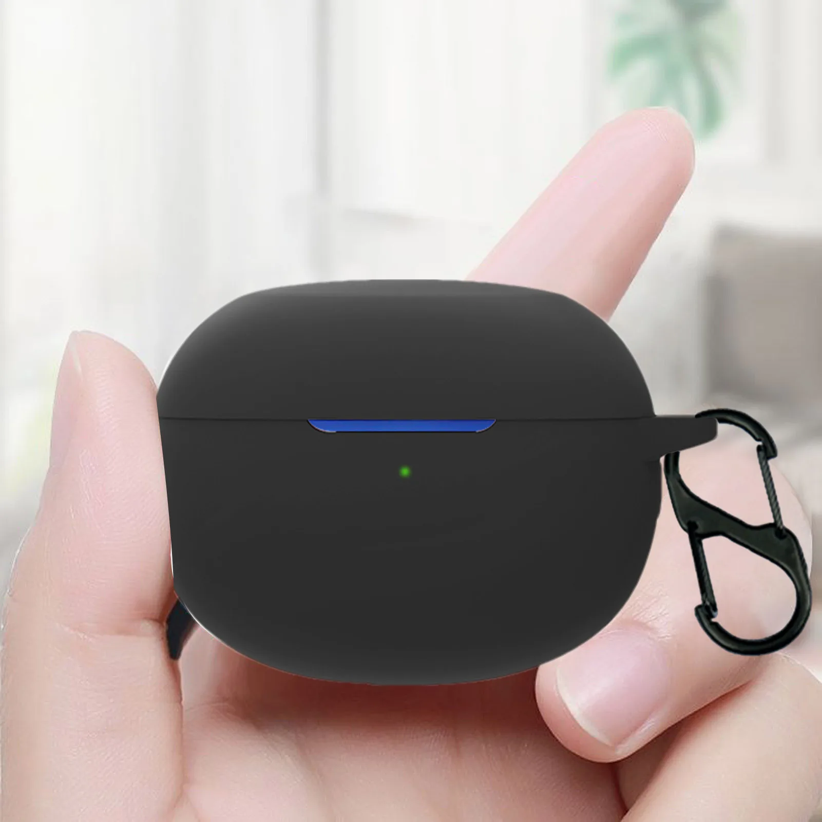 2022 New Silicone Cover Case For Realme Buds Air 3 Case With Carabiner Sticker Skin Earphone Cases Accessories Protection