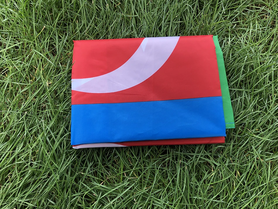 Bandera nacional de Azerbaiyán colgante para desfile y hogar - imagen 4