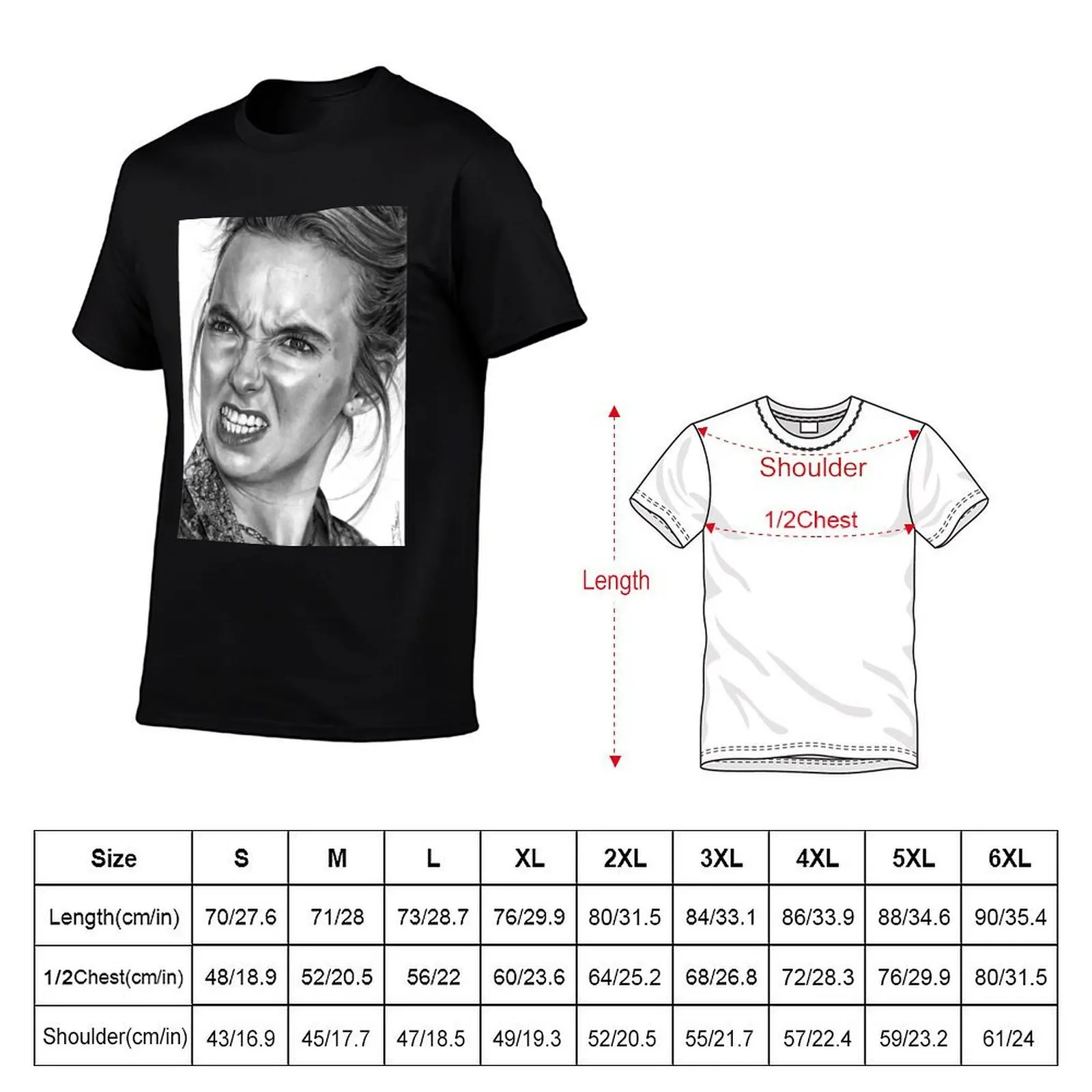 Villanelle, Killing Eve S1.EP5 (T**s) T-Shirt topping summer top t shirt men 100℅ cotton