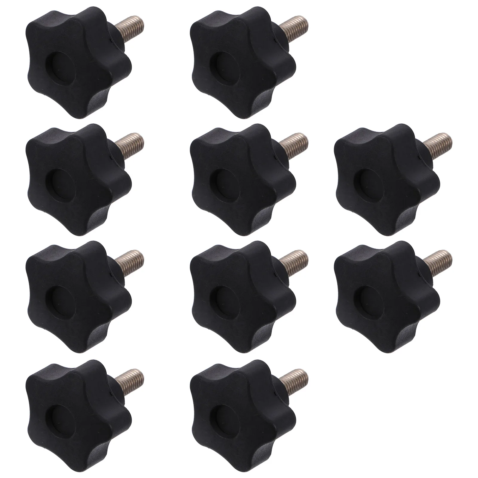 

10pcs H Knob Plastic Male Thread Knobs Torque Machinery Latche Clamping Screw Furniture Equipment Tools Parts