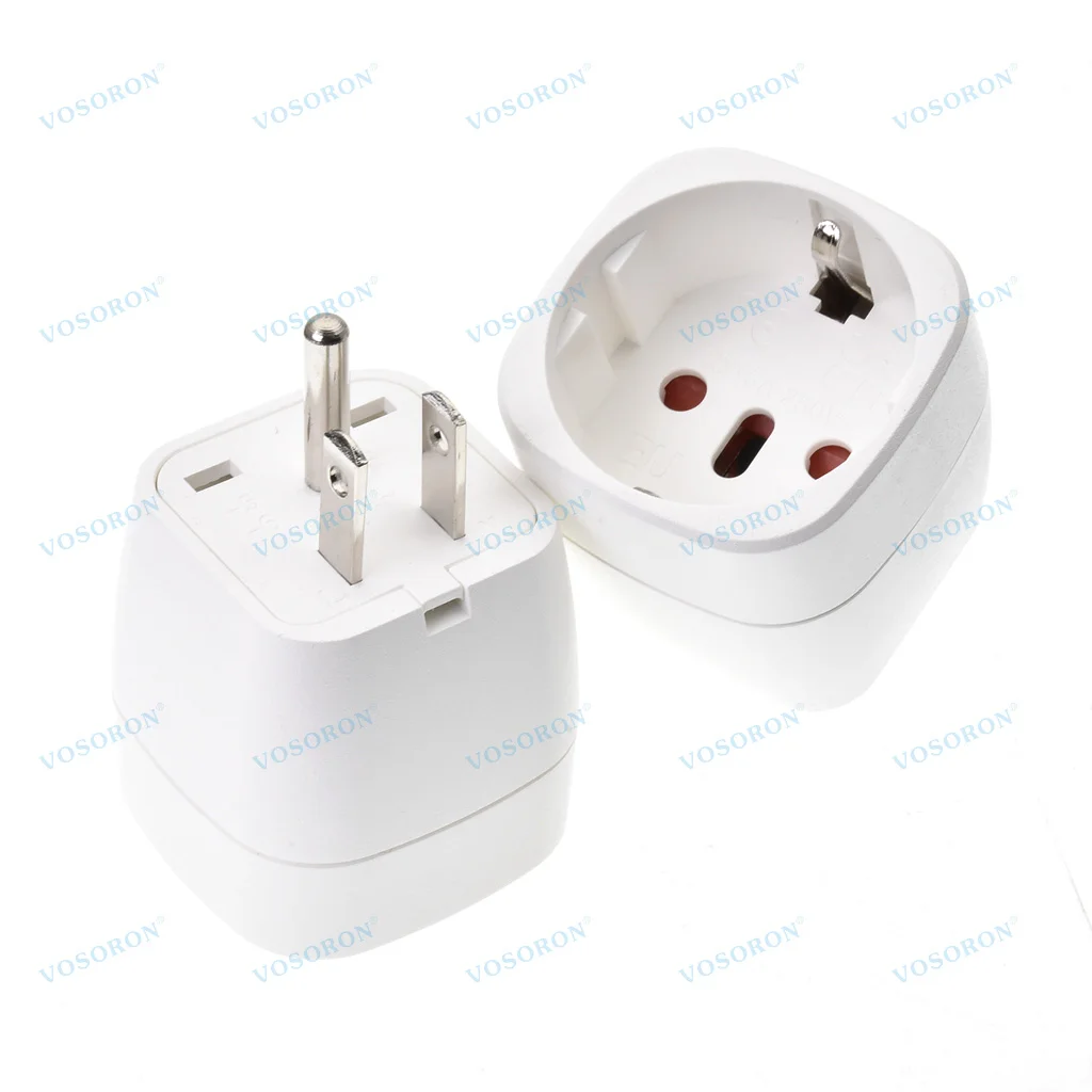 EU to US Travel Plug Adapter Type E/F Socket To USA Canada Japan NEMA 5-15P Mini Portable Power Charger Adaptor For Trip Home
