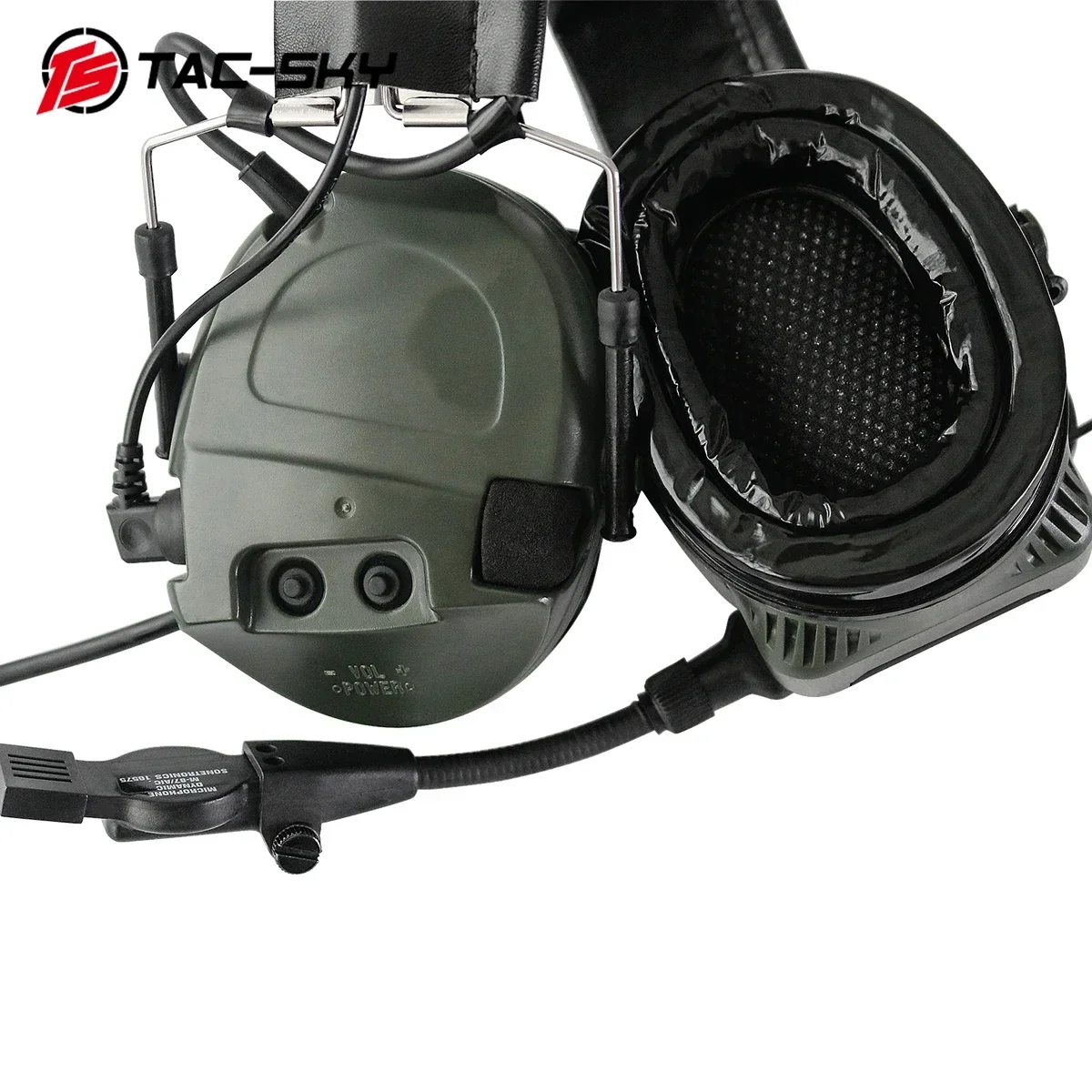 TAC-SKY Tactical Airsoft Sport Hunting Noise Cancelling Pickup Outdoor Sports Tactical Headset TCI LIBERATOR 1 Silicone Headset