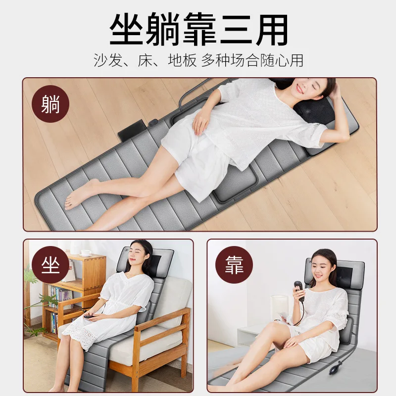 Full Body Massage Mat with Heat for Back Pain Relief