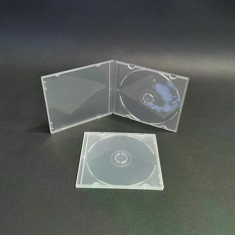 1PC 8CM Readstar Transparent PP Ultrathin Standard DVD Case 3Inch CD Package Portable CD Storage Box