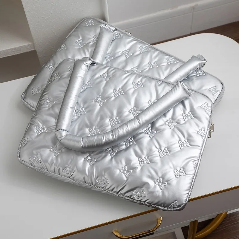 حقيبة يد لطيفة للكمبيوتر المحمول حقيبة تخزين الكمبيوتر المحمول لماك بوك لأجهزة Dell Asus HP وواقي ناعم لجهاز Ipad Tablet #2