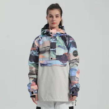 Combinaisons de ski coupe-vent pour hommes et femmes, vestes de ski, combinaison de neige, snowboard, extérieur, respirant, imperméable, chaud, adultes, hiver, nouveau, 2025