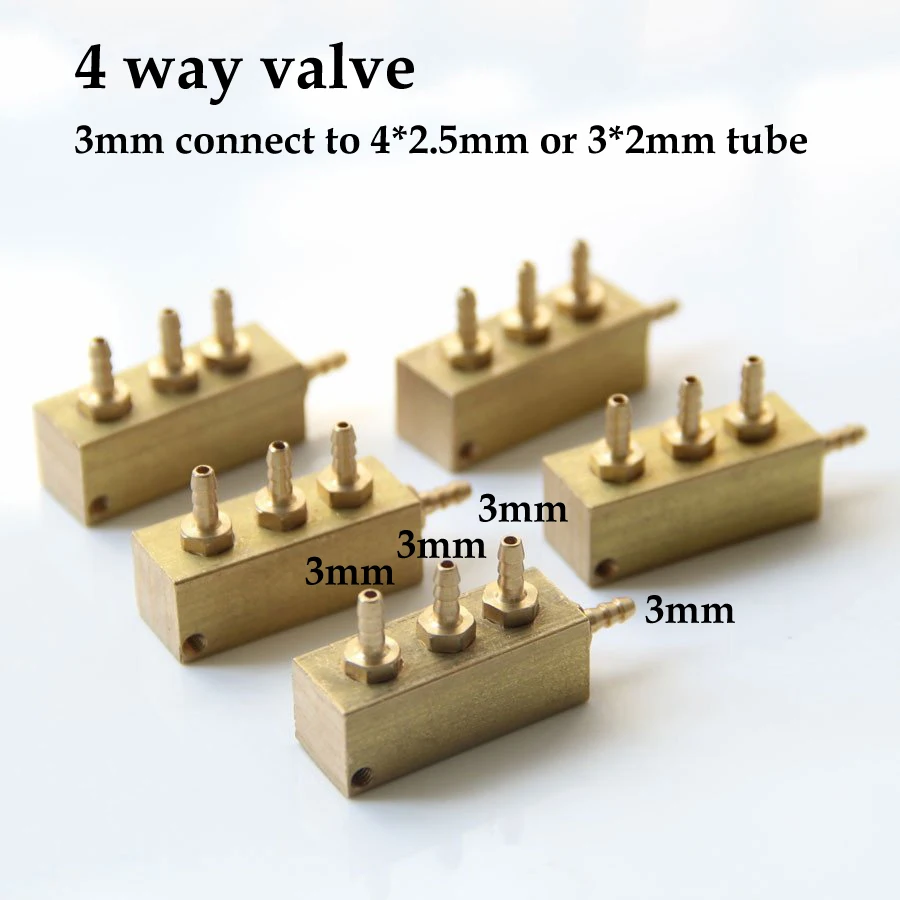 Dental 3 4 7 13 Way Valve Accept Valve 3mm 5mm Copper Connectors Valve Dental Chair Unit Spare Part Accessories SL1221