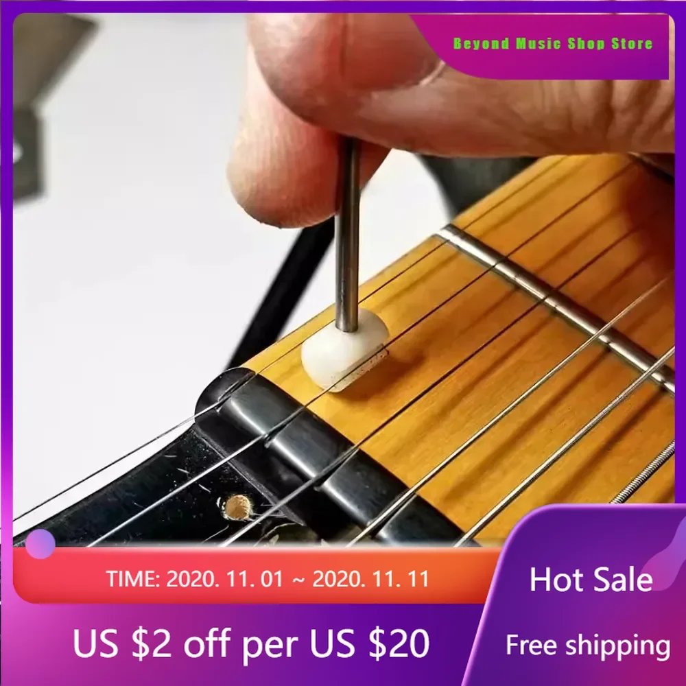 

"Bakelite Guitar String Spacer / Bridge Pick – Repair Tool for Acoustic Guitar & Piano Making"