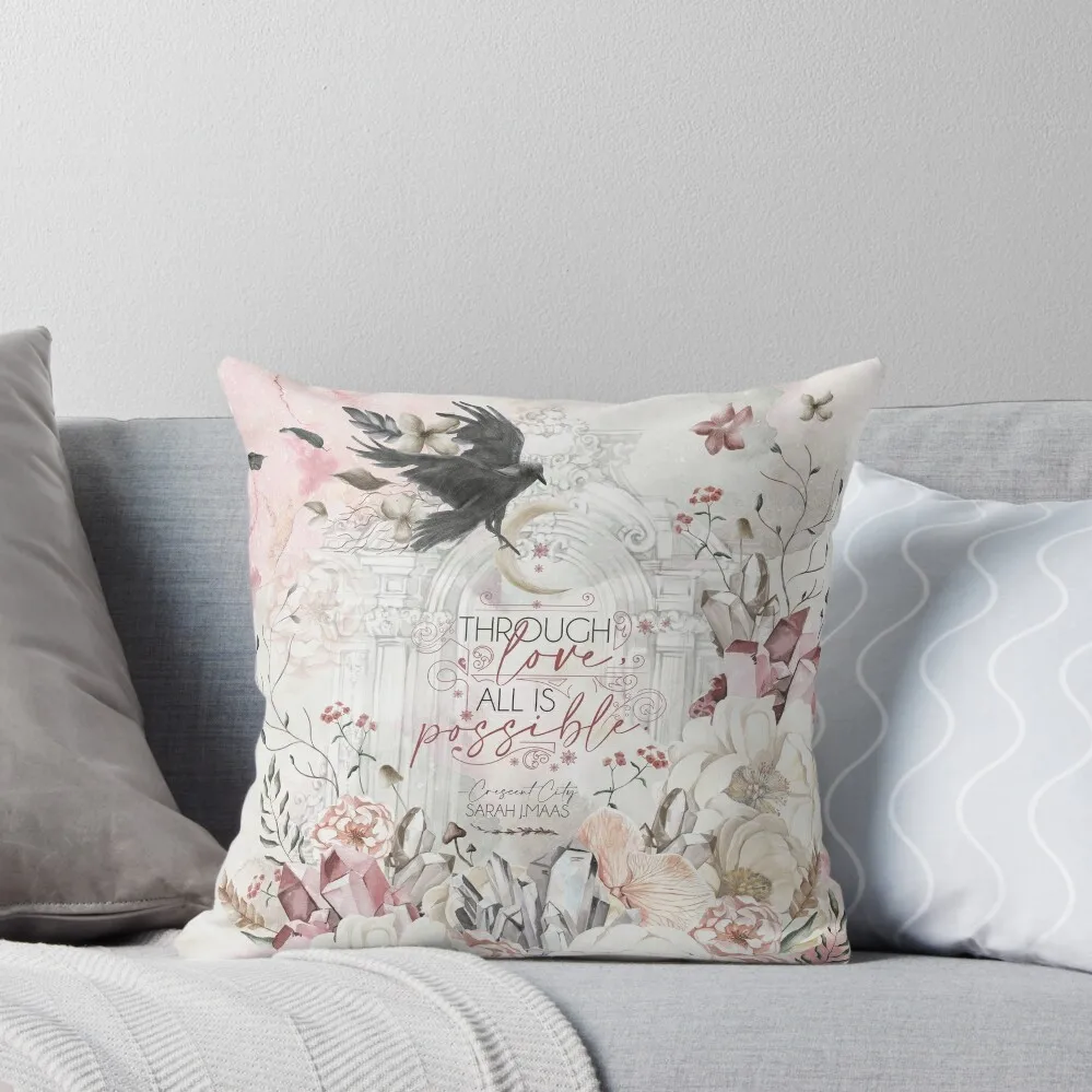 

Through Love Throw Pillow Couch Pillows Decorative Cushions pillow