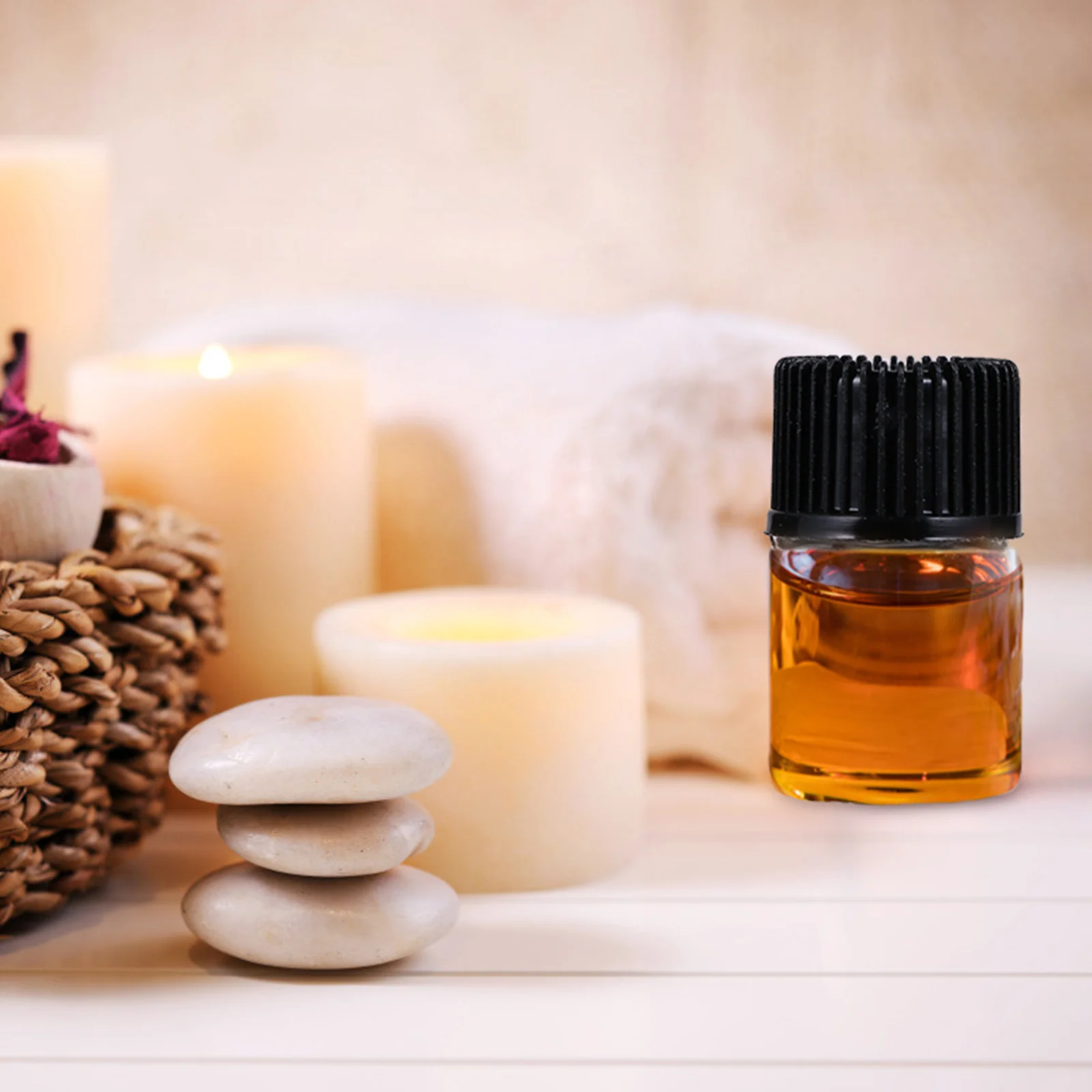 30 fiale di vetro borosilicato trasparente, bottiglie riutilizzabili con tenuta stretta a tenuta stagna per oli cosmetici, bottiglia trasparente