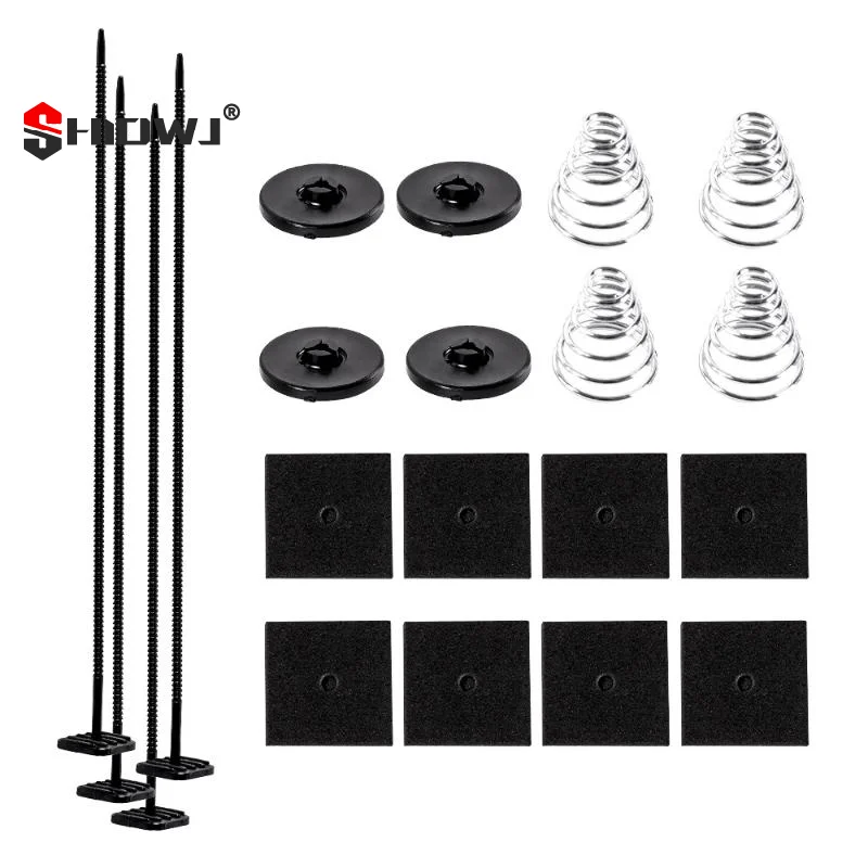 Electric Radiator Fan Tie Strap Mounting Kit Zip Ties Straps Tabs Springs For Car Air Conditioning Radiator Fan Accessories