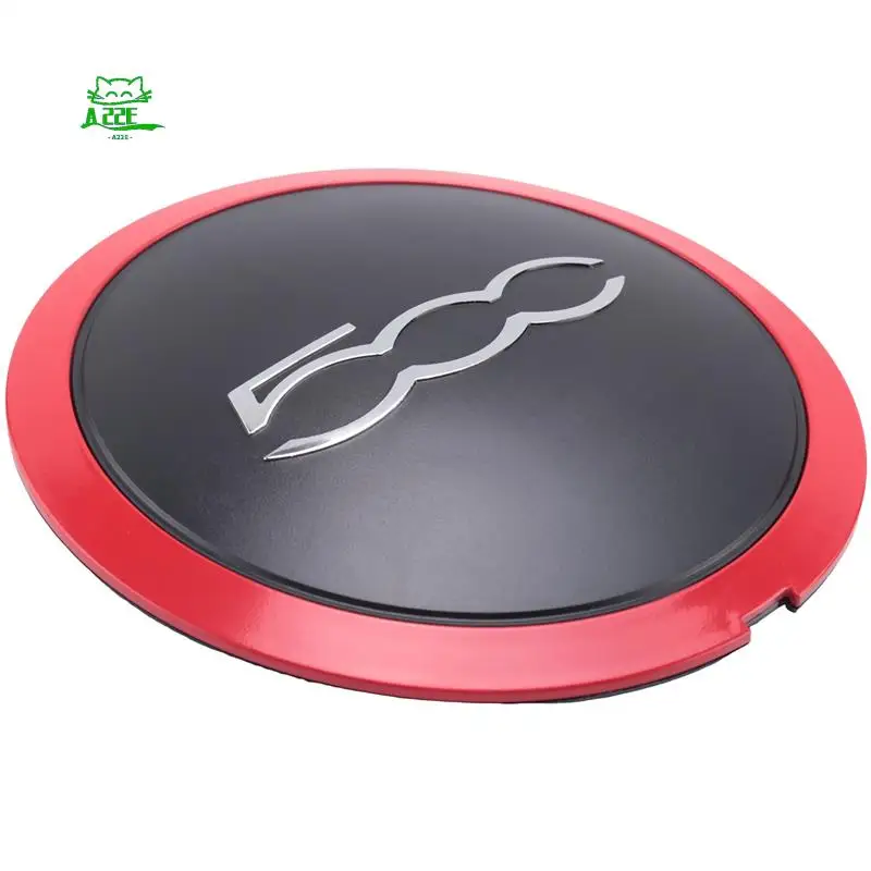 

A22E-133Mm Hubcap For Fiat 500 Wheel Centre Hub Caps Emblem Sticker 68078419AC 68078421AC 51884863 Red