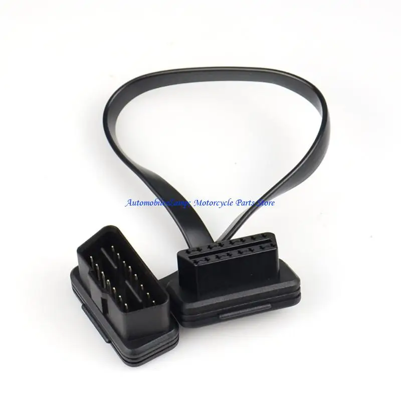 H7BD High Quality ABS OBD2 Diagnostic Device Cable Cord Male to Female Extension Cable With 16Pin Connector For Auto Repair