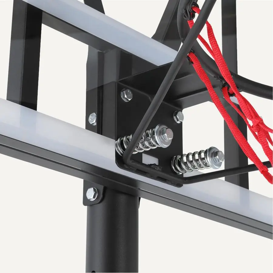 Sistem Ring Basket Portabel Luar Ruangan, Tinggi Dapat Disesuaikan 4.7510 kaki