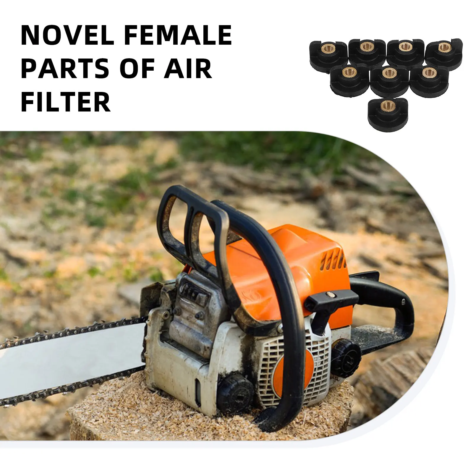 

Комплект из 8 гаек для цепной пилы, внутренний диаметр 4 мм, с пластиковым медным сердечником, прочные, для моделей 52/58, крышки цилиндра, воздушного фильтра