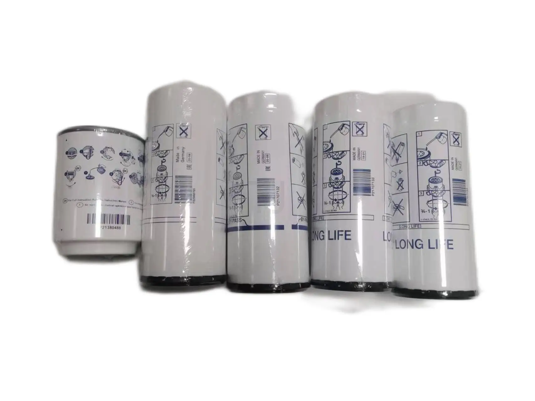 5 Pcs Suitable for the Volvo Truck Tngine Filter Kit 5 Pieces of OEM 85137594 23108287 21707133 21380488 22988765 21707132