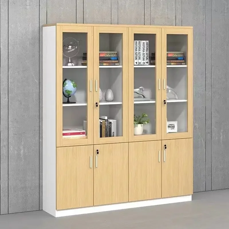 Wooden Office File Cabinet File Cabinet Locker File Cabinet Locker Glass Door Bookcase