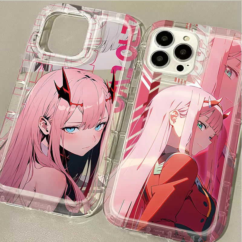 Anime Darling in the Franxx Case for Xiaomi Redmi Note 13 12 Pro Plus 12S 11 11S 10 10S 9 9S 8 Pro 12C 10C Clear Silicone Cover