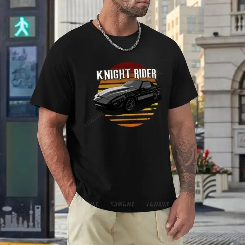 t-shirt men cotton Knight Rider KITT T-Shirt T-shirt for a boy mens graphic t-shirts hip hop summer t-shirt for man