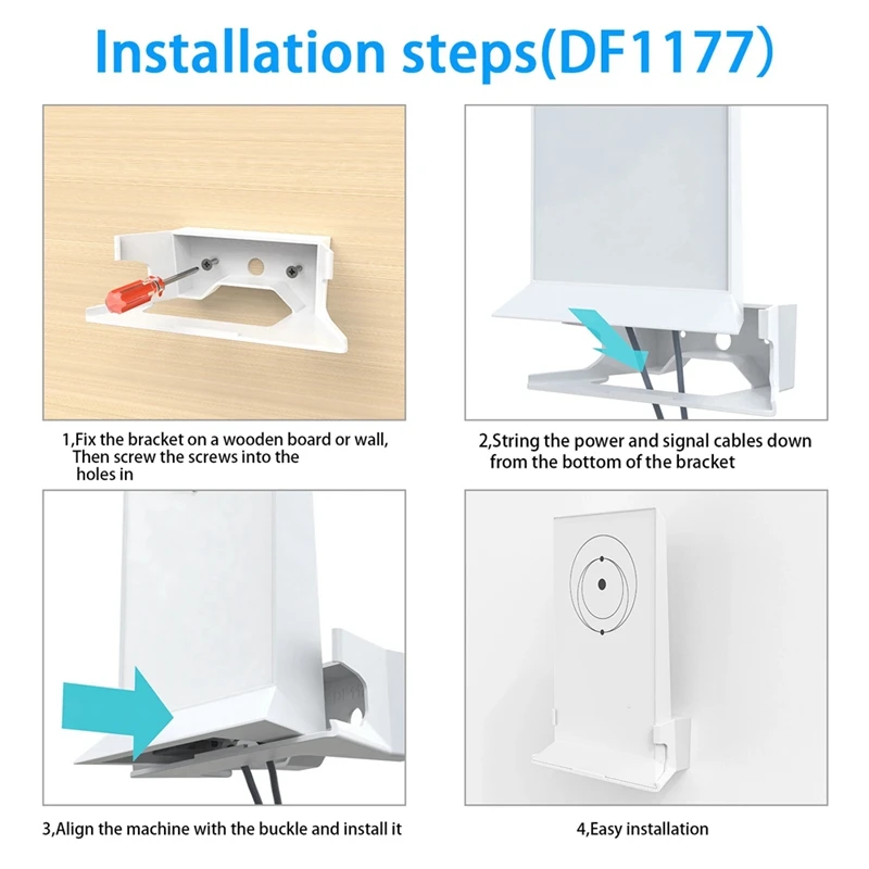 Kit Internet untuk braket Starlink dudukan dinding Starlink braket satelit setelan Starlink Mesh Router V2 Mesh perlindungan