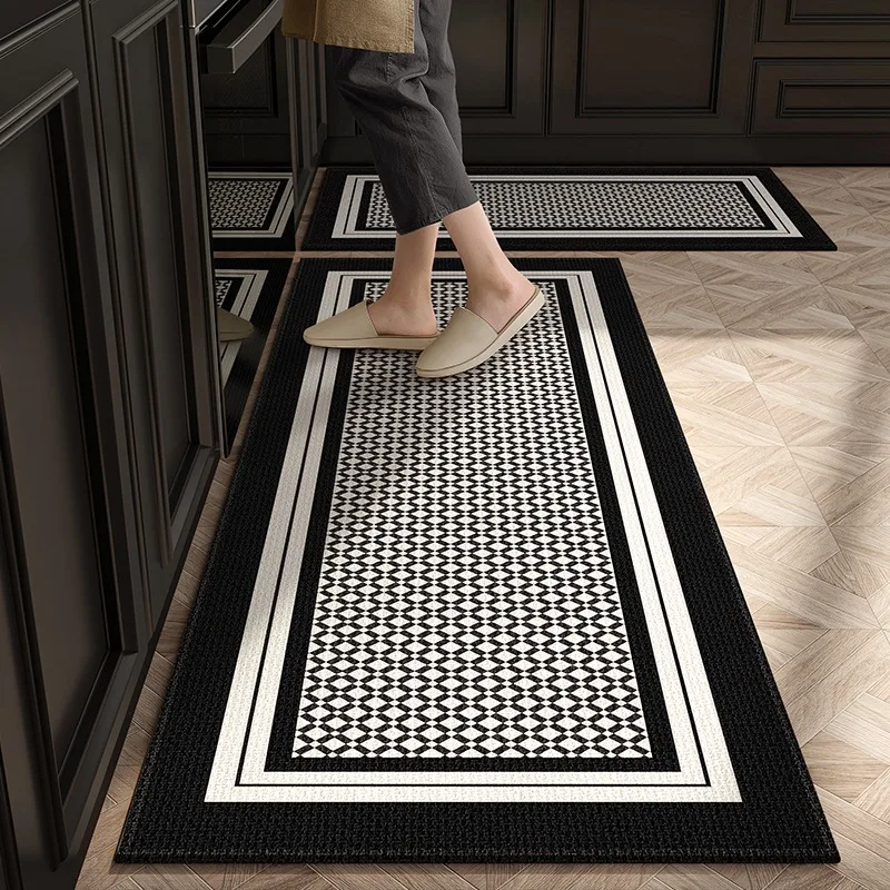 

Carpet for Kitchen Runner Rug Non-slip Floor Mat Long Carpets Dustproof Door Mats Luxury High-end Elegant Home Decoration Rugs