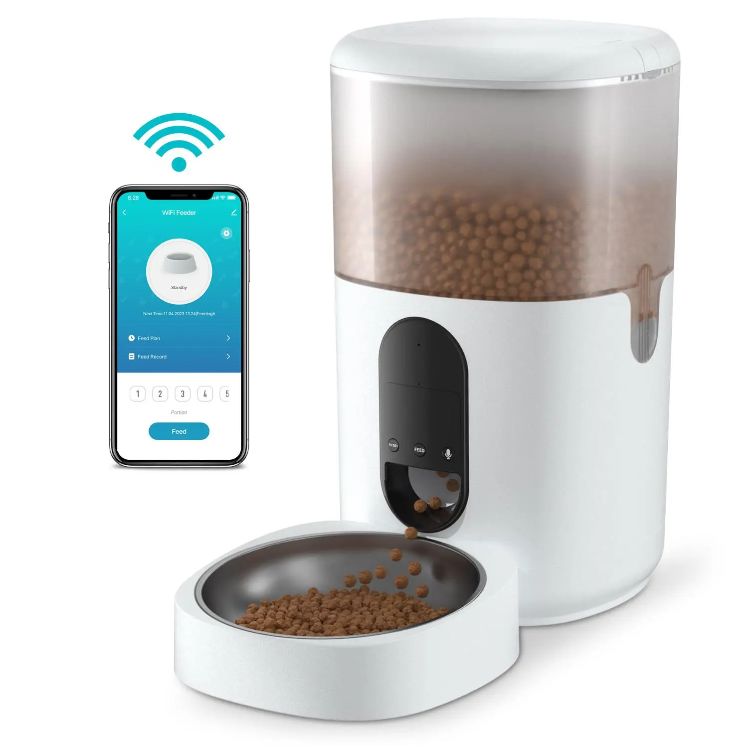 

SC-PF200 This eco4life smart pet feeder m RF and Wireless